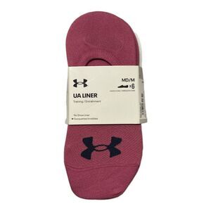 Pink Quartz Asst - Under Armour Women's UA Breathable Liner No Show Socks, 6 Pai